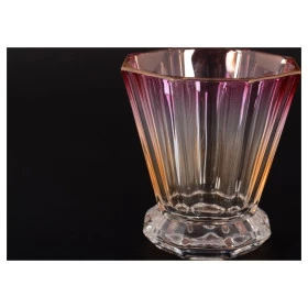 Стаканы для виски 310 мл  6 шт  Aurum Crystal &quot;Stella /Янтарный с красным&quot; / 125136