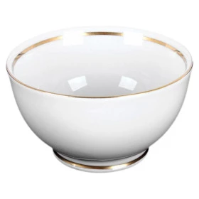 Набор пиал 16 см 3 шт  Bohemia Porcelan Moritz Zdekauer 1810 s.r.o. &quot;Анжелика /Золотая отводка&quot; / 085638