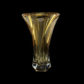 Ваза для цветов 32 см  Aurum Crystal &quot;Mozart /Амбер&quot; / 103651