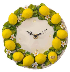 Часы настенные 42 см  Orgia "Лимоны" / 298796