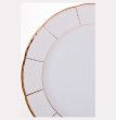Набор тарелок 24 см 6 шт  Thun &quot;Менуэт /Отводка золото&quot; / 006383