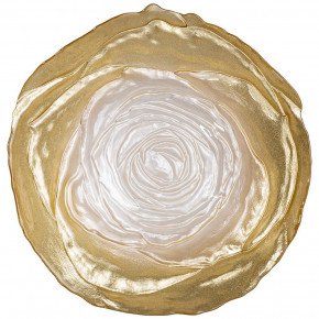 Блюдо/салатник 21 см круглое  АКСАМ "Antique /Rose gold" / 277042