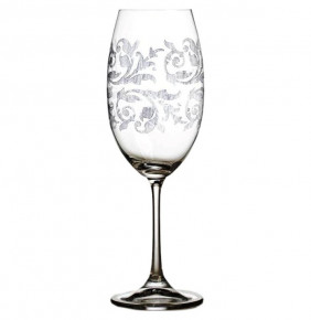 Бокалы для белого вина 630 мл 6 шт  Crystalite Bohemia "Барбара /285450 /Невидимый узор" / 152133