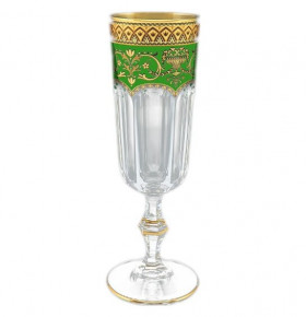 Бокалы для шампанского 190 мл 6 шт "Astra Gold /Зелёная" / 107149