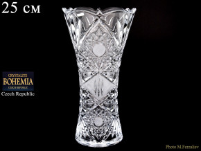 Ваза для цветов 25 см  Crystalite Bohemia "Тукана-Миранда /Без декора" / 036915