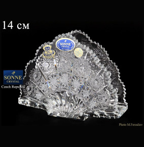 Салфетница 14 см  Sonne Crystal "S.Crystal /Хрусталь резной" / 060341