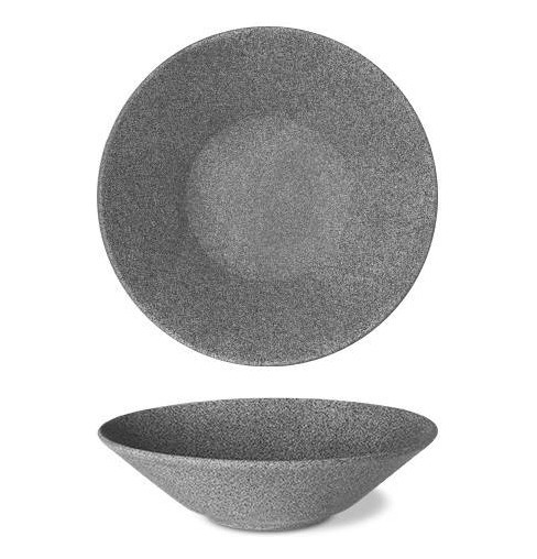 Тарелка для пасты 27 см 1 шт неглазурованная  G.Benedikt &quot;Optimo granit /Серый&quot; / 276700