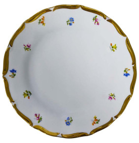 Набор тарелок 21 см 6 шт  Jeremy s.r.o. "Офелия /Мелкие цветы /Широкая кайма" / 197143