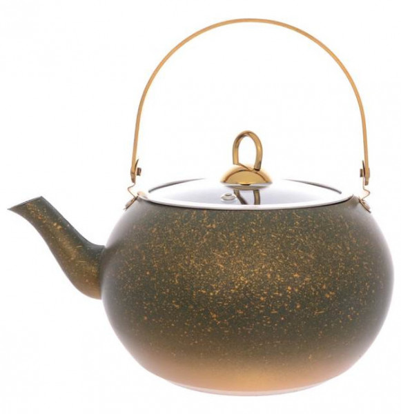 Заварочный чайник 1 л с антипригарным покрытием оливковый  O.M.S. Collection &quot;TEAPOT SETS&quot; / 259474