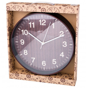Часы настенные 30 см кварцевые  LEFARD "Венге" / 187951