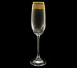 Бокалы для шампанского 180 мл 6 шт  Rona &quot;Эсприт /Золотая коллекция, тонкое золото&quot; / 018328