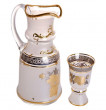 Набор для воды 7 предметов (кувшин + 6 стаканов)  Bohemia &quot;Королевский /Цветочный узор на платине&quot; / 035259