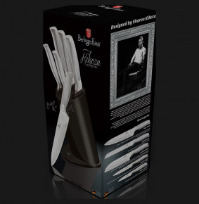 Набор кухонных ножей 6 предметов на подставке  Berlinger Haus "Kikoza Collection" / 135757