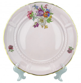 Набор тарелок 21 см 6 шт  Leander "Соната /Полевые цветы" розовая / 254205