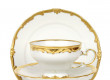 Набор чайных пар 210 мл 6 шт  Weimar Porzellan &quot;Престиж /Золотая отводка&quot; (подарочная упаковка) / 071672