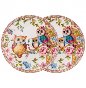 Набор тарелок 20,5 см 2 шт  LEFARD "OWLS FAMILY" / 229415