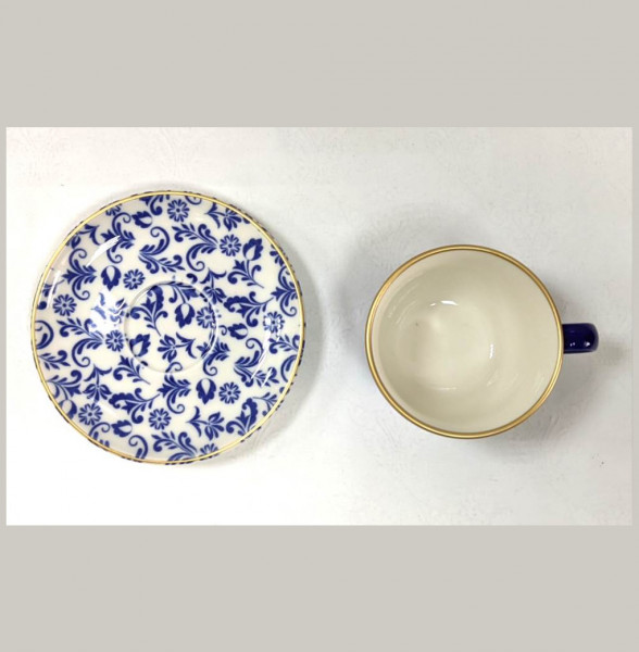 Набор чайных пар 200 мл 6 шт синие  O.M.S. Collection &quot;Tulu Porselen&quot; / 285912