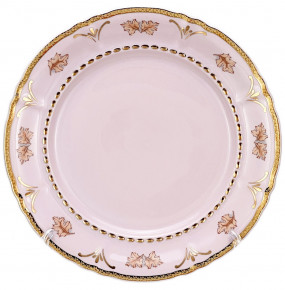 Набор тарелок 21 см 6 шт  Leander "Соната /Дубовый лист" розовая / 271769