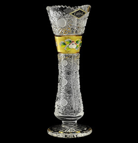 Ваза для цветов 20,5 см н/н  Aurum Crystal "Хрусталь с золотом" / 146976