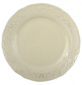 Набор тарелок 25 см 6 шт  Bohemia Porcelan Moritz Zdekauer 1810 s.r.o. "Лиана /Платиновый узор /СК" / 091916