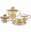 Чайный сервиз на 6 персон 15 предметов  LEFARD &quot;Версаче /Белый&quot; (подарочная упаковка) / 187820