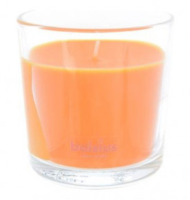 Свеча ароматическая 9,5 х 9,5 см в стекле "True scents /Манго /Bolsius" (время горения 43 ч) / 262616