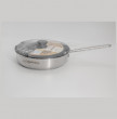 Сковорода 24 см со стеклянной крышкой 2,4 л  Metalac &quot;Реа&quot; (в термоусадочной плёнке) / 292514