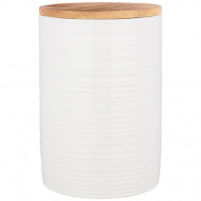 Набор банок для сыпучих продуктов 650 мл 3 шт с бамбуковой крышкой 10 х 10 х 15 см / 255009