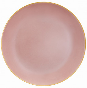 Набор тарелок 21 см 6 шт розовые  Porcel "Coupe Passion Gold" / 284619