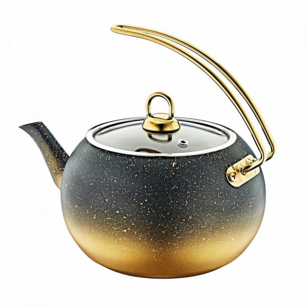 Заварочный чайник 1,6 л с антипригарным покрытием  O.M.S. Collection &quot;TEAPOT SETS /GOLD&quot; / 166116