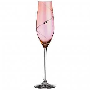 Бокалы для шампанского 220 мл 2 шт  Diamant "Силуэт /Pink" / 208604