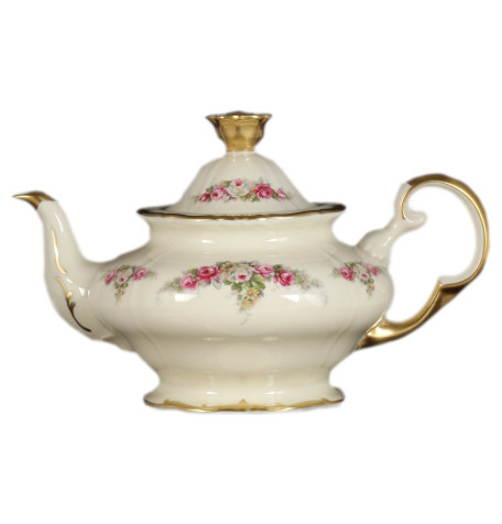 Чайный сервиз на 6 персон 15 предметов  Bohemia Porcelan Moritz Zdekauer 1810 s.r.o. &quot;Анжелика /Розовая нежность /СК&quot; / 066320