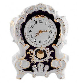 Часы каминные 32 см  Leander "Кобальт /Отводка золото" / 158812
