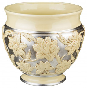 Кашпо для цветов 33 х 29 см  Ceramiche Millennio snc "Millennio /Цветы на платине" / 189911