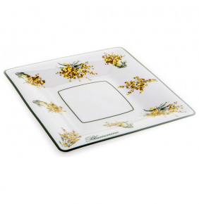 Набор тарелок 12 х 12 см 6 шт квадратные  Blumarine "Мимоза" / 070506