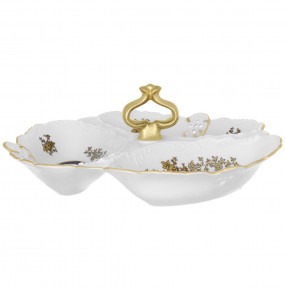 Менажница  Bavarian Porcelain "Мария-Тереза /Золотые розочки /Лента кобальт" / 299484