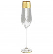 Бокалы для шампанского 6 шт  RCR Cristalleria Italiana SpA &quot;Timon /Париж матовое золото&quot; / 101072