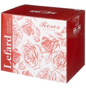 Чайный сервиз на 6 персон 14 предметов (без молочника)  LEFARD "Roses" / 332602