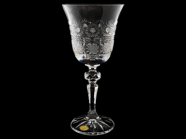 Бокалы для белого вина 170 мл 6 шт  Aurum Crystal &quot;Лаура /Хрусталь резной&quot; / 033362