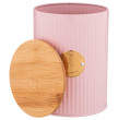 Емкость для сыпучих продуктов 11 х 15 см розовая Чай 1,3 л  Agness &quot;Majesty&quot; / 252378