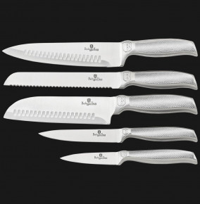 Набор кухонных ножей 6 предметов на подставке  Berlinger Haus "Kikoza Collection" / 135767
