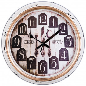 Часы настенные 36 см кварцевые  LEFARD "КУХНЯ МИРА" / 187953