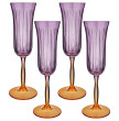 Бокалы для шампанского 175 мл 4 шт  Rakle &quot;Sicilia violet&quot; / 328634
