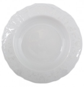Набор тарелок 21 см 6 шт глубокие  Thun "Бернадотт /Платиновый узор" / 223898