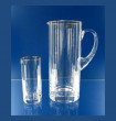 Набор для воды 7 предметов (кувшин 1,5 л + 6 стаканов)  Crystalex CZ s.r.o. &quot;Отводка золото&quot; / 005011