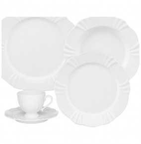 Набор посуды на 6 персон 30 предметов  Oxford "Солей /Белый" / 149305