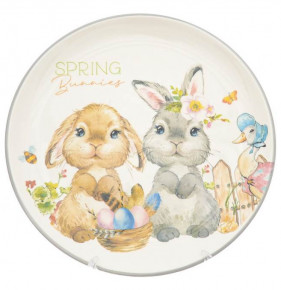 Тарелка 25,8 х 2,7 см  Royal Classics "Spring Bunnies" / 280008