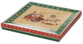 Блюдо 22 х 22 см  LEFARD "Christmas Collection /Колокольчики" / 206123