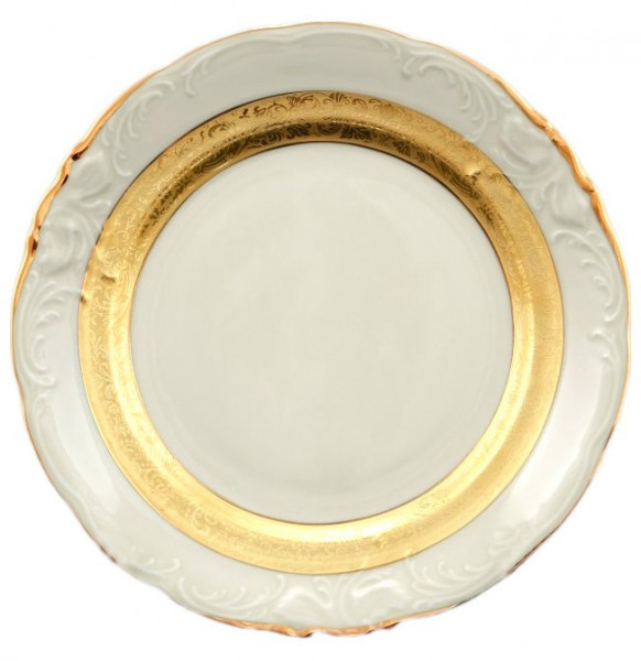 Набор тарелок 24 см 6 шт  Sterne porcelan &quot;Фредерика /Золотая лента /СК&quot; / 125441