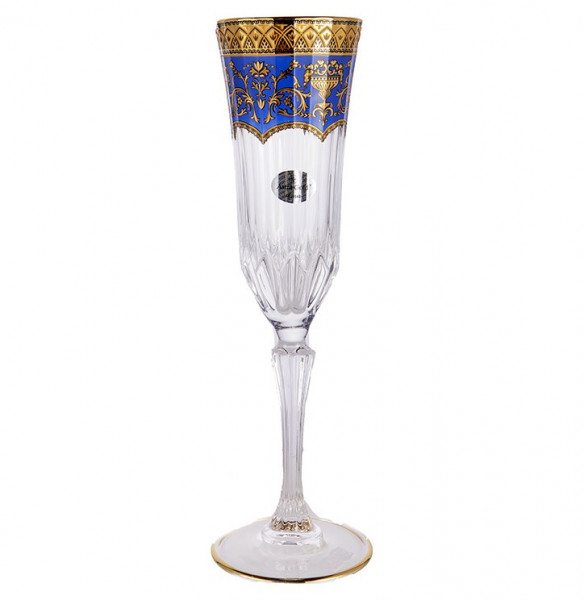 Бокалы для шампанского 180 мл 6 шт  Astra Gold &quot;Адажио /Империя синяя&quot; / 169757